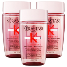 KERASTASE 巴黎卡詩 粉漾芯生髮浴洗髮精 清爽型, 80ml, 3瓶