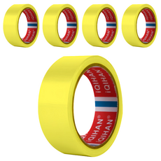 iQIHAN 強力泡棉膠帶, 寬40mm*20m (厚度0.26mm), 黃色, 5捲