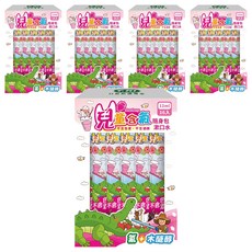 T.KI 白人 鐵齒兒童含氟漱口水隨身包 12ml*16入, 木糖醇, 氟化物, 草莓口味, 無添加人工色素/酒精, 192ml, 5盒