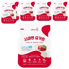 Naeiae 優格球 Set, 蘋果 + 優格口味, 16g, 6包