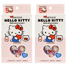 Hello Kitty 三麗鷗造型驅蚊夾 Hello Kitty 50週年款 直徑4.3~5.4cm, 2盒, 30g
