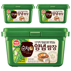 Haepyo 淳昌宮 12種調料美味的韓式包飯醬, 1kg, 3盒