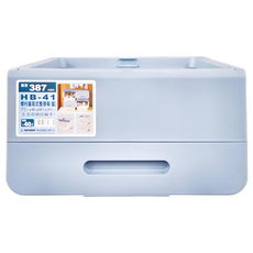 KEYWAY 聯府 村田直取式整理箱 40L, 藍色, 1個