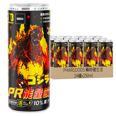 PHARGOODS 藥師健生活 成人系列 Phargoods 哥吉拉PR能量飲 熱帶風味, 250ml, 24罐