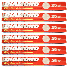 鑽石鋁箔, 6個