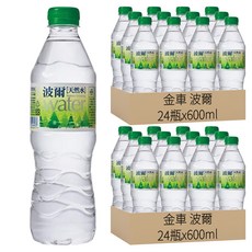 金車 波爾 天然水, 600ml, 48瓶
