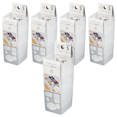 inomata 小物收納盒 4入, 日本原裝進口, 優良樹脂無毒無味安全耐用, 多種用途輕鬆方便, 2960, 5組