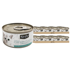 Kit Cat 貓罐, 經典雞肉, 24罐, 去骨雞肉, 去骨鮪魚, 80g, 48罐