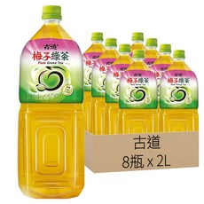 古道 梅子綠茶 x 8瓶 解渴消暑醒腦 酸甜滋味 無添加人工色素 果汁含量<10%, 2L