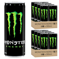 魔爪 能量碳酸飲料, 355ml, 16罐