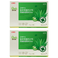 正官庄 高麗蔘蘆薈凍Stick 15g, 30條, 2盒