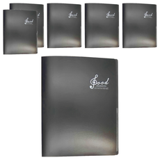 SEASON Paper&Gift 四季紙品禮品 A4不反光資料簿40入, 音黑, 6本