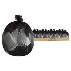 Verona 側邊加寬分類垃圾袋 黑色, 100個, 100L