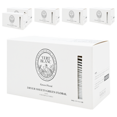 VERT BLANC 烘衣衣物柔軟片 Set 30片, 綠色花香, 植物性柔軟成分, 6盒