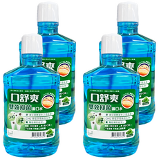 SHITEH 西德 口舒爽 雙效抑菌漱口水, 600ml, 4瓶