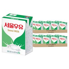 Seoul Milk 首爾牛奶 滅菌牛奶, 48入, 200ml