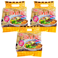 譽方媽媽 香菇風味雞絲麵, 無添加防腐劑 口感細緻Q彈有勁, 300g, 3袋
