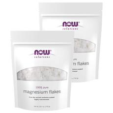 NOW solutions 鎂浴鹽,750g,2包 - 舒緩疲勞、改善睡眠、溫和去角質，享受頂級SPA體驗