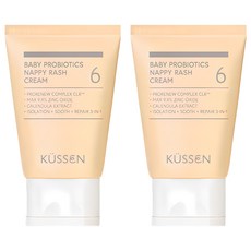 KUSSEN 葵森 寶寶益菌屁屁膏, 專利益生菌技術，高濃度氧化鋅配方, 50ml, 2條
