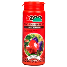 AZOO 愛族 9合1金魚漢堡 顆粒飼料, 增強免疫力, 330ml, 1罐