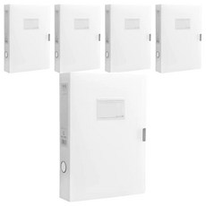 保單收納資料夾 A4 厚度3.5cm, 白色, 5入