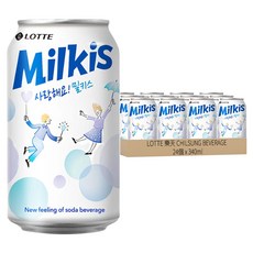 LOTTE 樂天 CHILSUNG BEVERAGE 優格風味碳酸飲, 340ml, 24個
