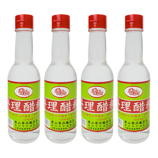 香山 料理醋精 40%以上酸度 台灣原產, 240ml, 4瓶