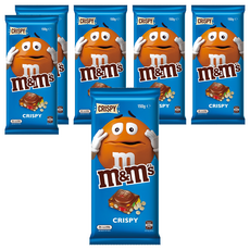 M&M's 精選片裝巧克力 脆心口味 150g, 6包