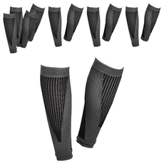 AOLIKES 奧力克斯 7965小腿壓力襪 黑色 運動加壓 舒適透氣, L號 適合小腿圍 34-42cm, 6雙, 小腿肚/膝蓋型