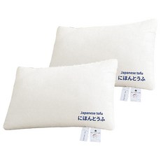 DODOWU 嘟嘟屋 機洗不結塊豆腐枕 低枕 74 x 28 x 10cm, 2個