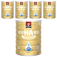 QUAKER 桂格 敏兒HA麥精 五種水果配方 6個月以上, 700g, 5罐