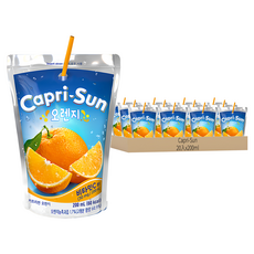Capri-Sun 柳橙汁 (60 kcal) 維生素C, 200ml, 20入
