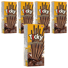 UNIFIRMS Ticky 加倍濃郁巧克力棒, 18g, 5盒