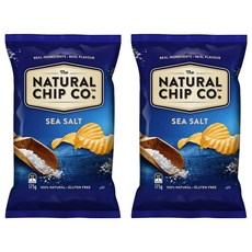 NATURAL CHIP CO. 波浪厚片洋芋片, 海鹽口味, 175g, 2包