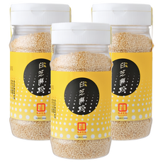 源順食品 炒熟白芝麻粒 台灣製造, 170g, 3罐