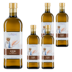 Nature Time 自然時記 玄米油, 5瓶, 1L