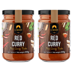 deSIAM 泰式紅咖哩膏, 200g, 2罐