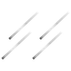 Young By Young 不鏽鋼雙面直尺 50cm, 銀, 4個