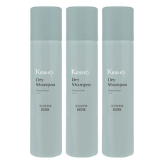 KeSHO 乾洗髮噴霧, 70ml 隨身好攜帶 清爽無香 除煙味, 200ml, 3件