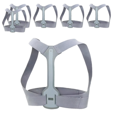 隱形防駝背姿勢矯正帶, 輕薄透氣, 男女通用, L, 6個