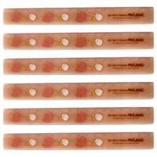 MOLANG 萌浪兔 尺 17cm, 氣球繪, 6個