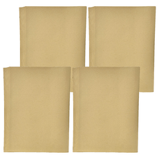 mbs 萬事捷 膠裝夾 A4 8mm 10個, 米黃色, 4袋