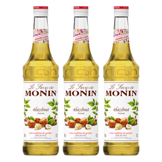MONIN 莫寧 榛果風味糖漿, 700ml, 3瓶