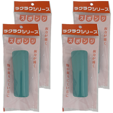 斉藤工業 助握套 多功能 餐具套 握筆套 日本製 E0017, 扁孔 粗, 4個