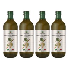 Diantha 第一山 100% 葡萄籽油 含維生素E 義大利原裝進口, 1L, 4瓶