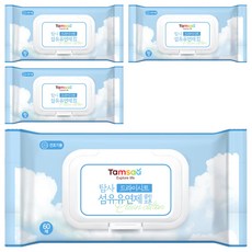 Tamsaa 衣物柔軟香氛烘衣片 棉花香 柔軟衣物 減少靜電 防皺抗皺, 60張, 4包