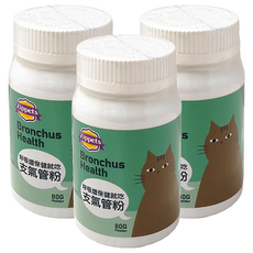 吉沛思 貓咪支氣管保健粉80g-貓咪呼吸道保健 提升免疫力 守護貓咪健康, 80g, 呼吸器官/支氣管, 3入