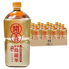 開喜 凍頂烏龍茶 有糖, 1L, 12瓶