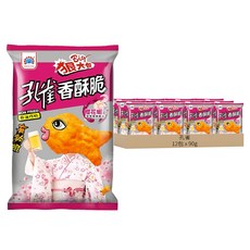 孔雀 香酥脆狠大包 櫻花蝦口味, 90g, 12包