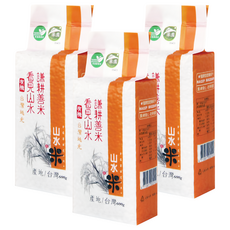 山水米 謙耕善米 有機台灣越光米, 600g, 3個, 一等
